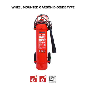 Wheel-Mounted CO2 Fire Extinguisher - Safeguard Your Space!