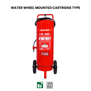 Water Type Wheel Mounted Cartridge Fire Extinguisher